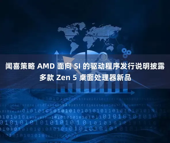 闻喜策略 AMD 面向 SI 的驱动程序发行说明披露多款 Zen 5 桌面处理器新品