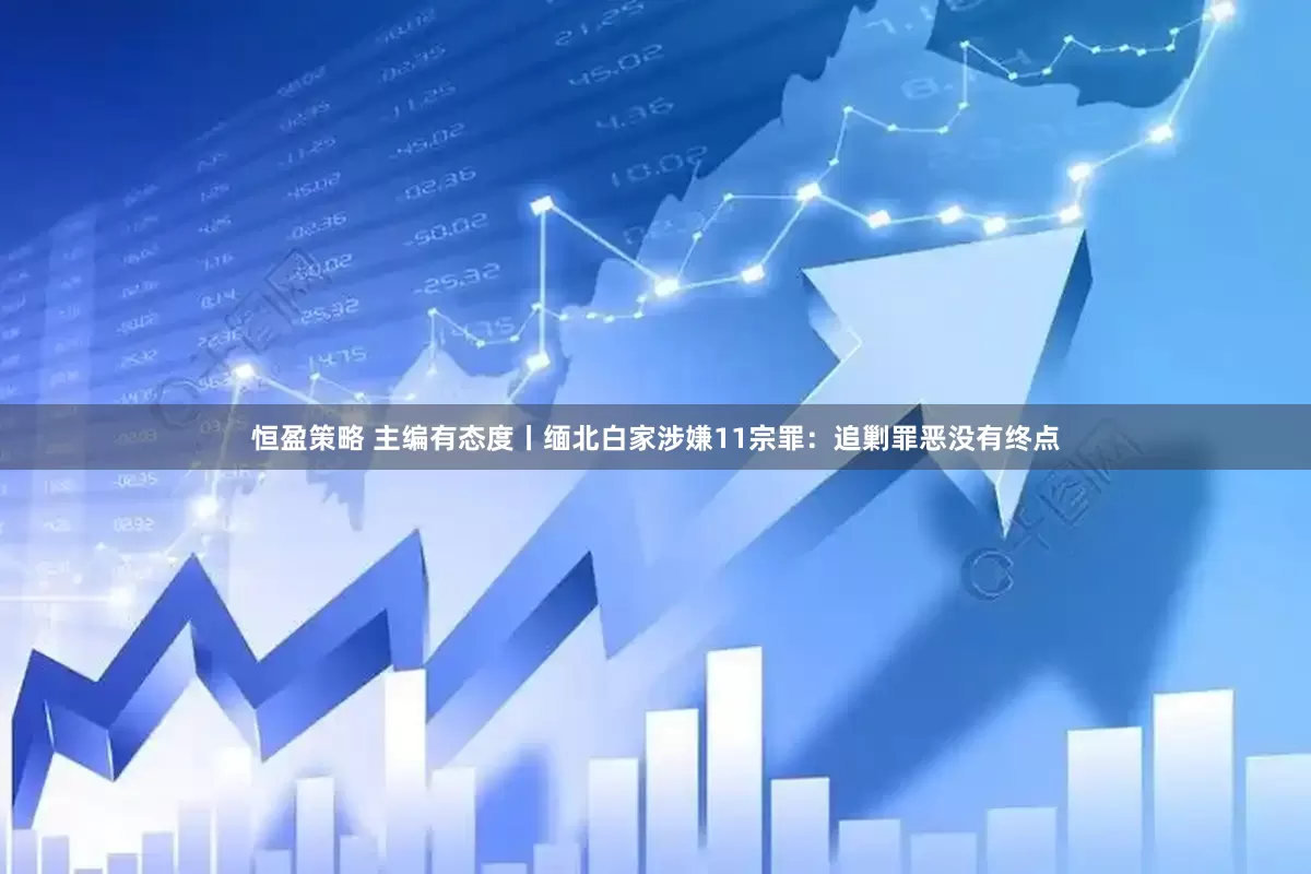 恒盈策略 主编有态度丨缅北白家涉嫌11宗罪：追剿罪恶没有终点