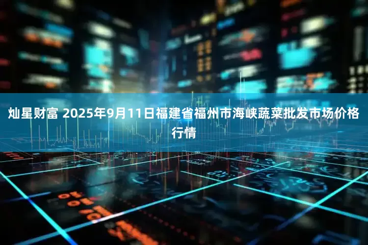 灿星财富 2025年9月11日福建省福州市海峡蔬菜批发市场价格行情
