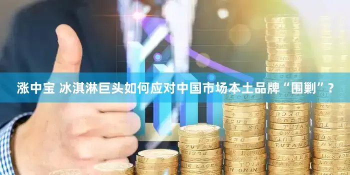 涨中宝 冰淇淋巨头如何应对中国市场本土品牌“围剿”？